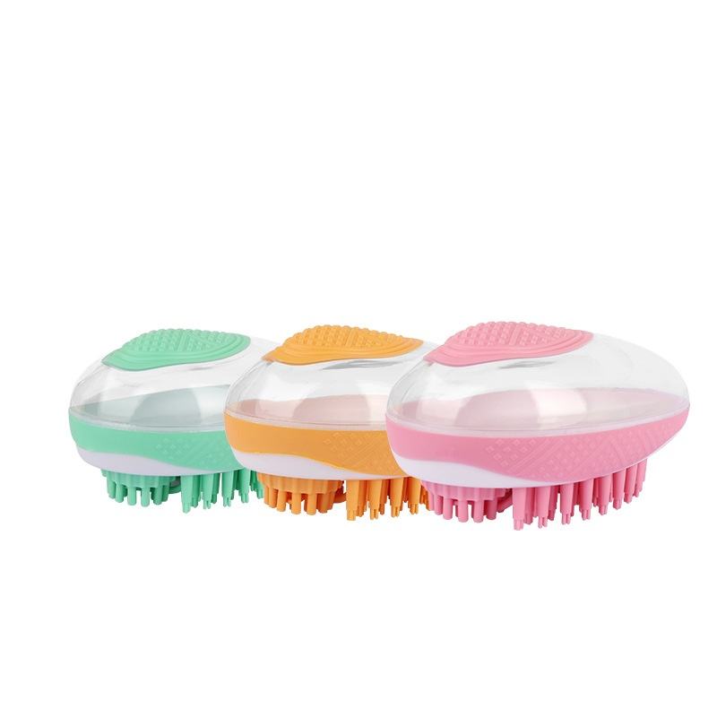 2-in-1 Silicone Pet Bath Brush & Massage Comb
