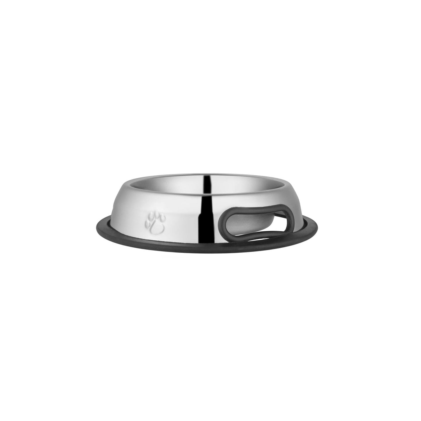 Jeffers Pet Embossed No-Tip Anti-Skid Stainless Steel Pet Bowl