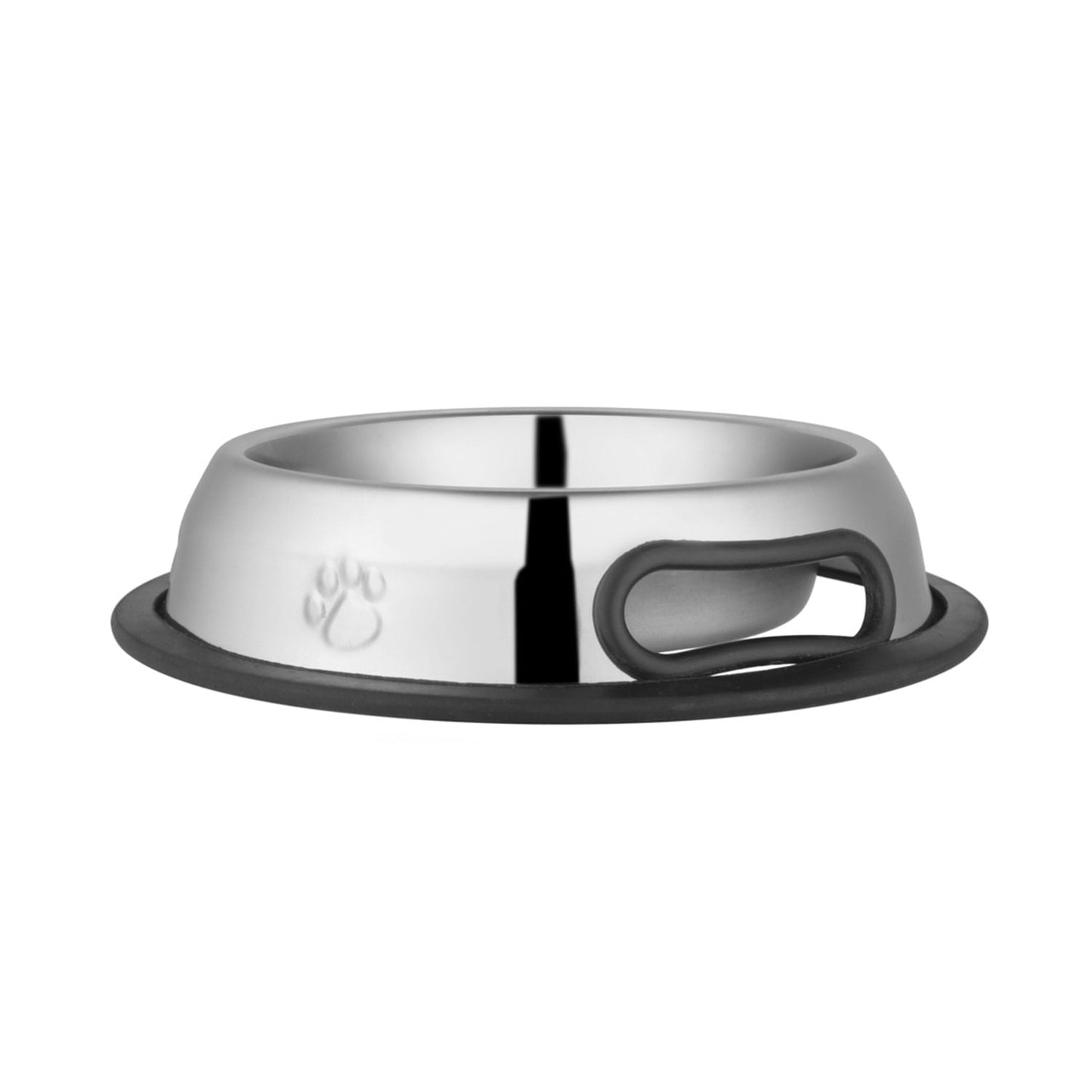 Jeffers Pet Embossed No-Tip Anti-Skid Stainless Steel Pet Bowl