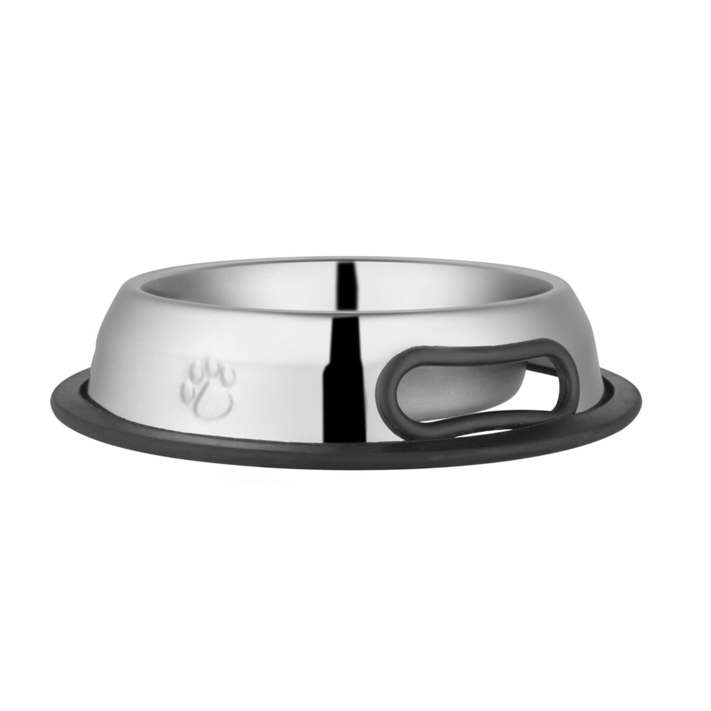 Jeffers Pet Embossed No-Tip Anti-Skid Stainless Steel Pet Bowl