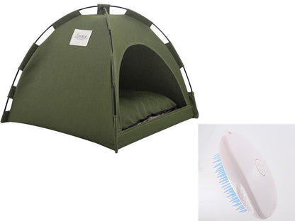 Portable Pet Camping Nest Bed for Cats & Dogs
