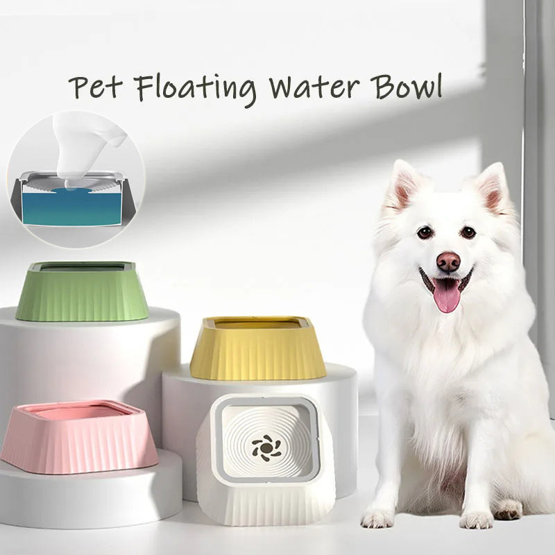 Splash-Free Floating Pet Water Bowl