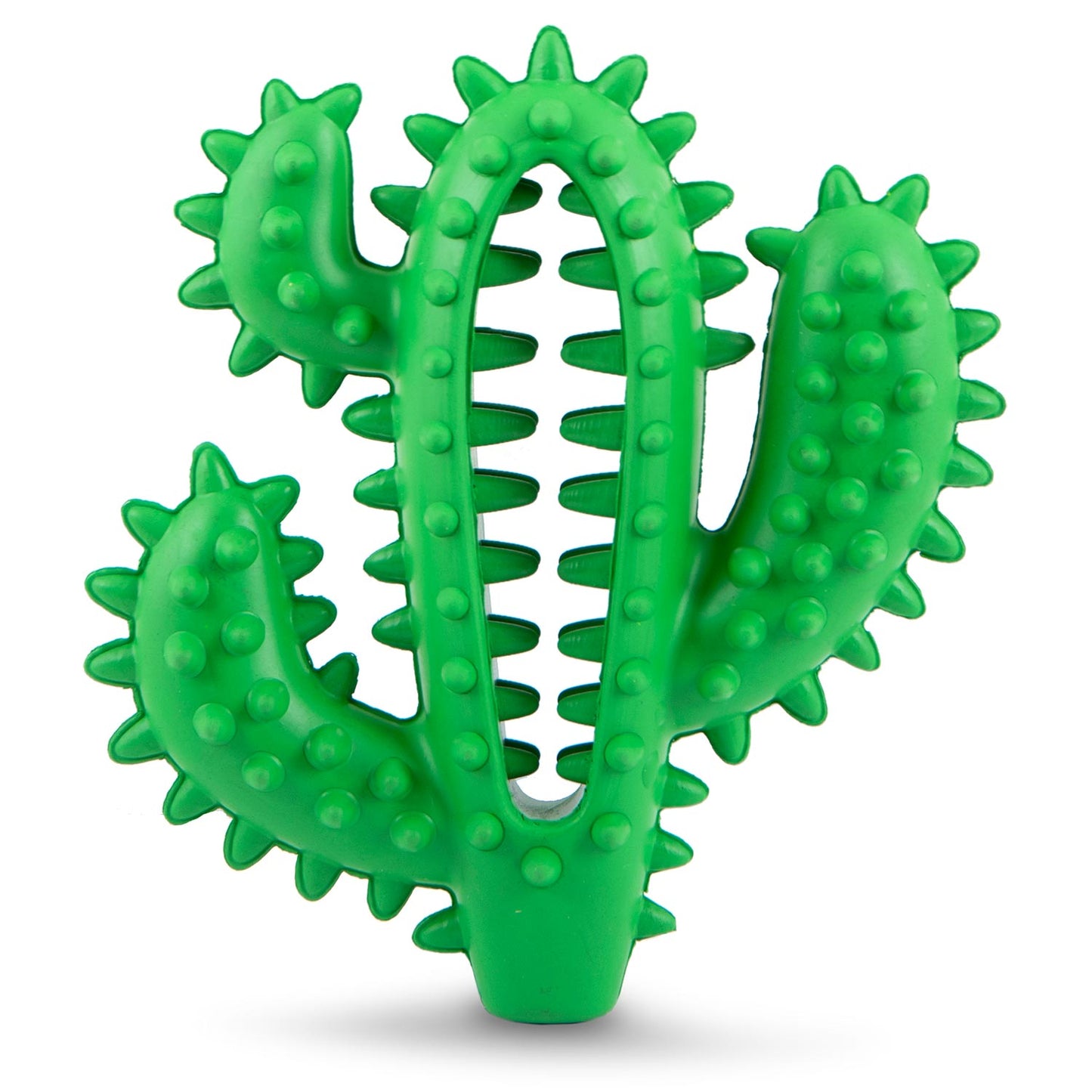 Jeffers Cactus Natural Rubber Dental Chew Toy for Dogs