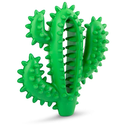 Jeffers Cactus Natural Rubber Dental Chew Toy for Dogs
