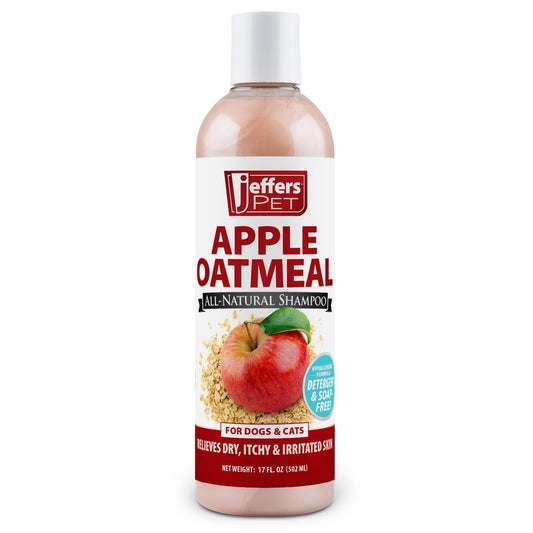 Jeffers Apple Oatmeal All-Natural Hypoallergenic Shampoo for Pets