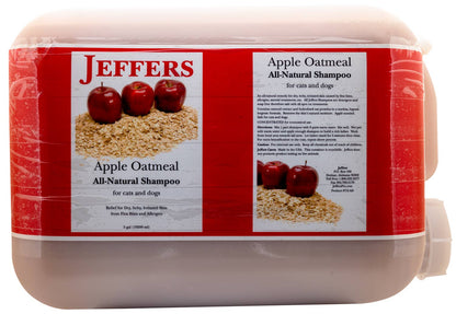 Jeffers Apple Oatmeal All-Natural Hypoallergenic Shampoo for Pets