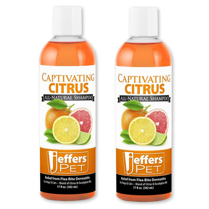Jeffers Captivating Citrus All Natural Cat & Dog Shampoo