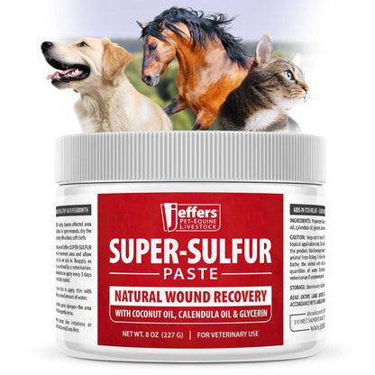 Jeffers Super-Sulfur Skin & Wound Healing Paste