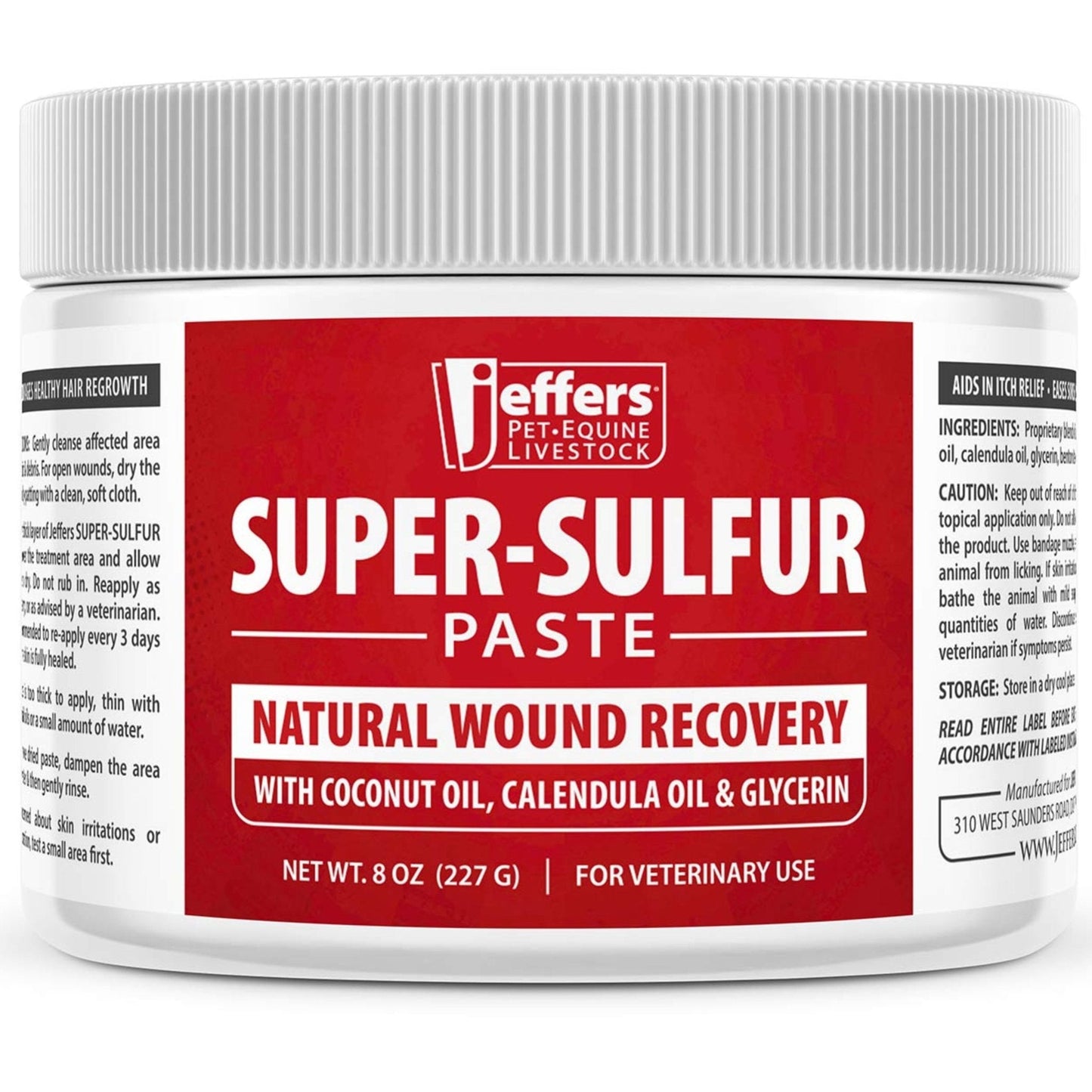 Jeffers Super-Sulfur Skin & Wound Healing Paste