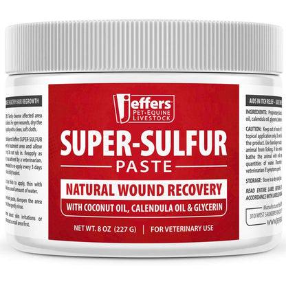 Jeffers Super-Sulfur Skin & Wound Healing Paste
