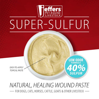Jeffers Super-Sulfur Skin & Wound Healing Paste