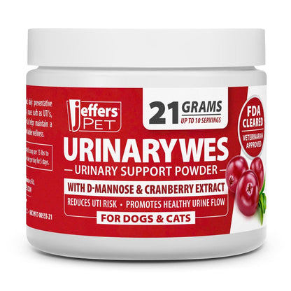 Jeffers Urinary Support Powder with D-Mannose for Cats & Dogs