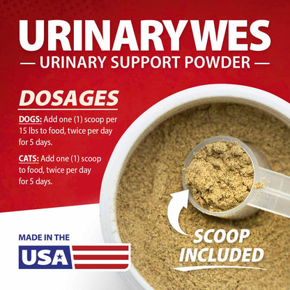 Jeffers Urinary Support Powder with D-Mannose for Cats & Dogs