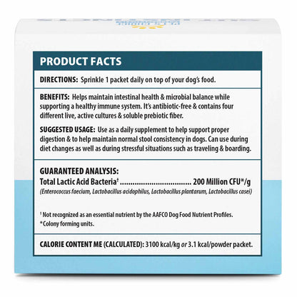 Pet's Choice Gut Instincts Probiotic Powder Packets for Dogs