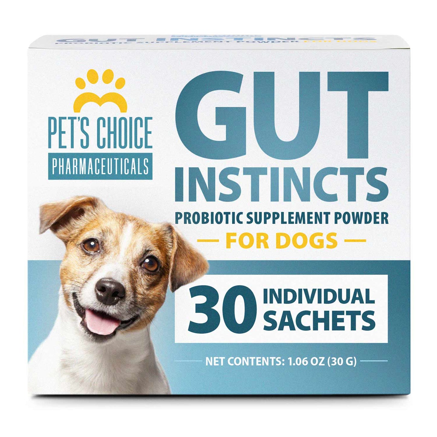 Pet's Choice Gut Instincts Probiotic Powder Packets for Dogs