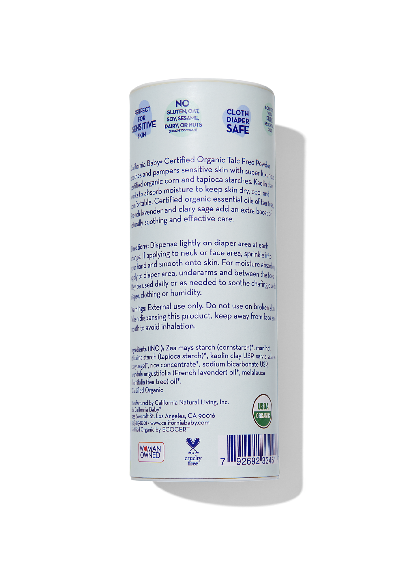 California Baby Calming™ Organic (Talc-Free) Powder