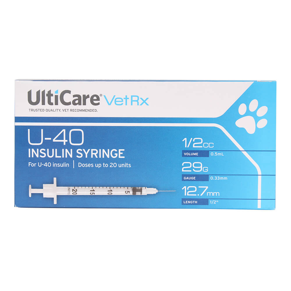 UltiCare U-40 Insulin Syringes, 29ga x ½"
