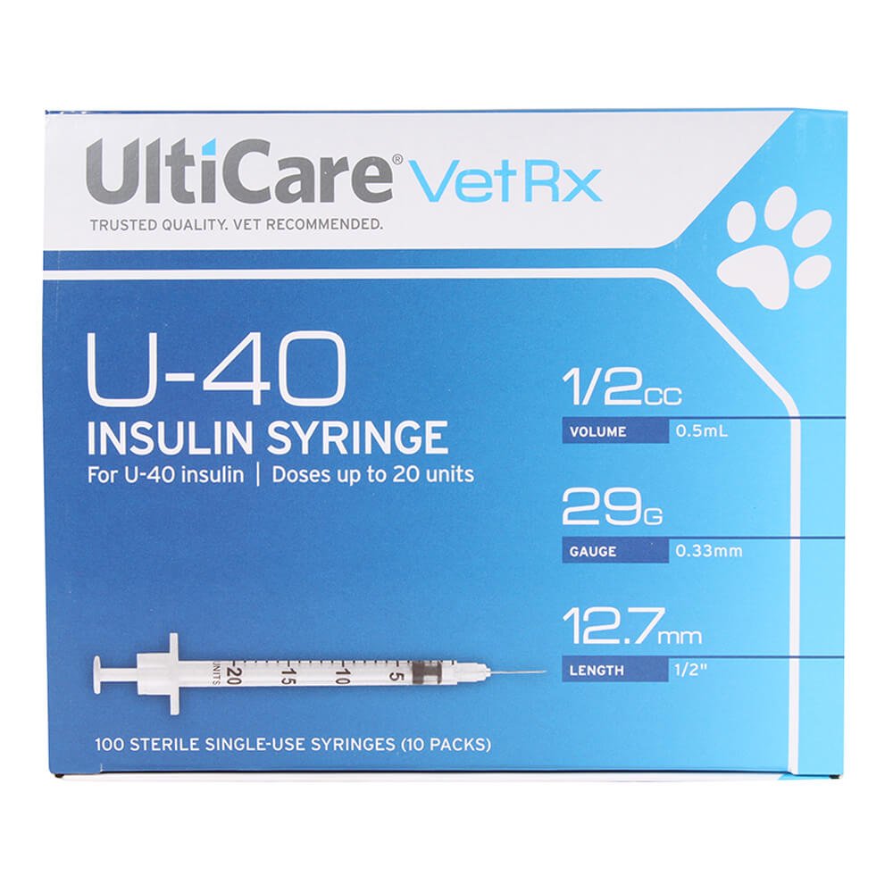 UltiCare U-40 Insulin Syringes, 29ga x ½"