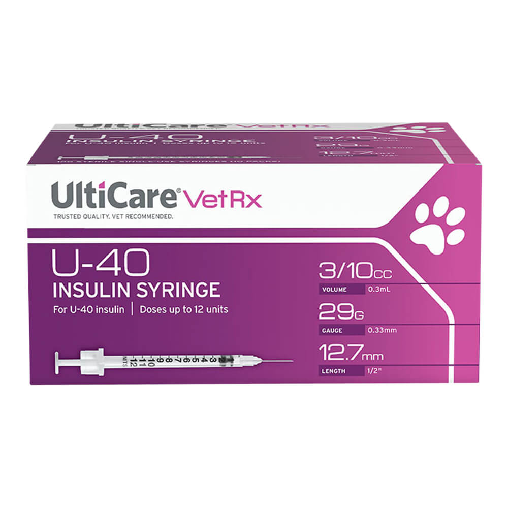 UltiCare U-40 Insulin Syringes, 29ga x ½"