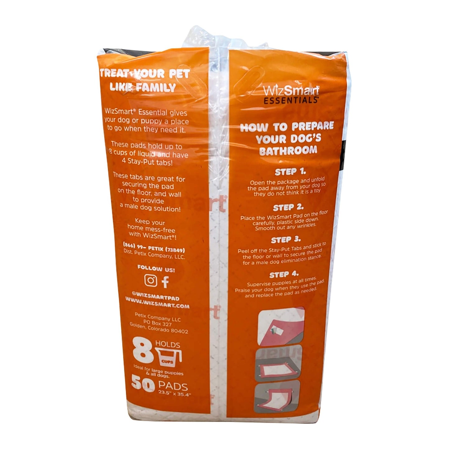 WizSmart Essentials Training Pads with Attractant for Dogs & Puppies